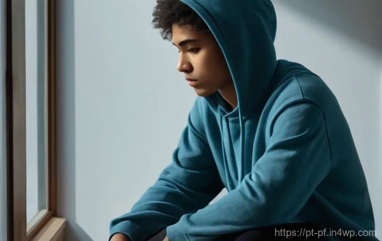 내면 대화와 행동 변화의 연관성 - **Prompt:** A young adult, gender-neutral, sitting alone in a dimly lit, cozy room. Their posture is...